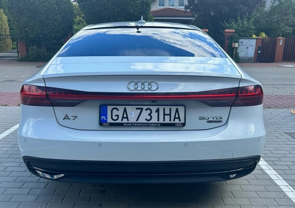 Audi A7 cena 249000 przebieg: 113000, rok produkcji 2020 z Toruń małe 106